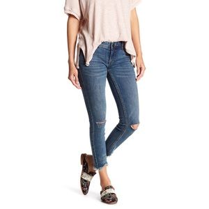 New FP Distressed Denim Jeans